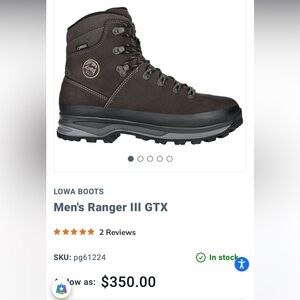 Lowa Boots brand new